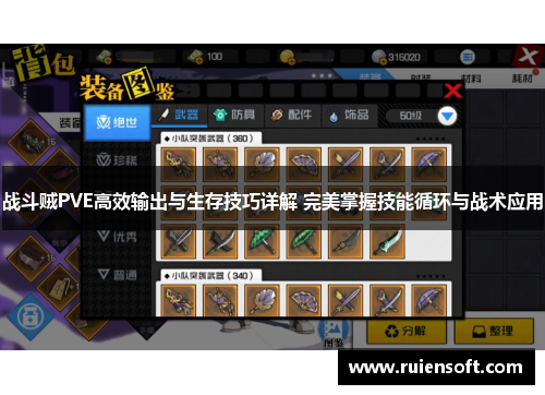 战斗贼PVE高效输出与生存技巧详解 完美掌握技能循环与战术应用